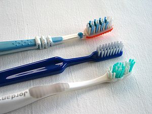 a toothbrush
