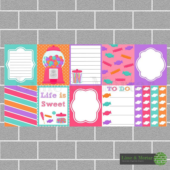 Lime and Mortar planner stickers