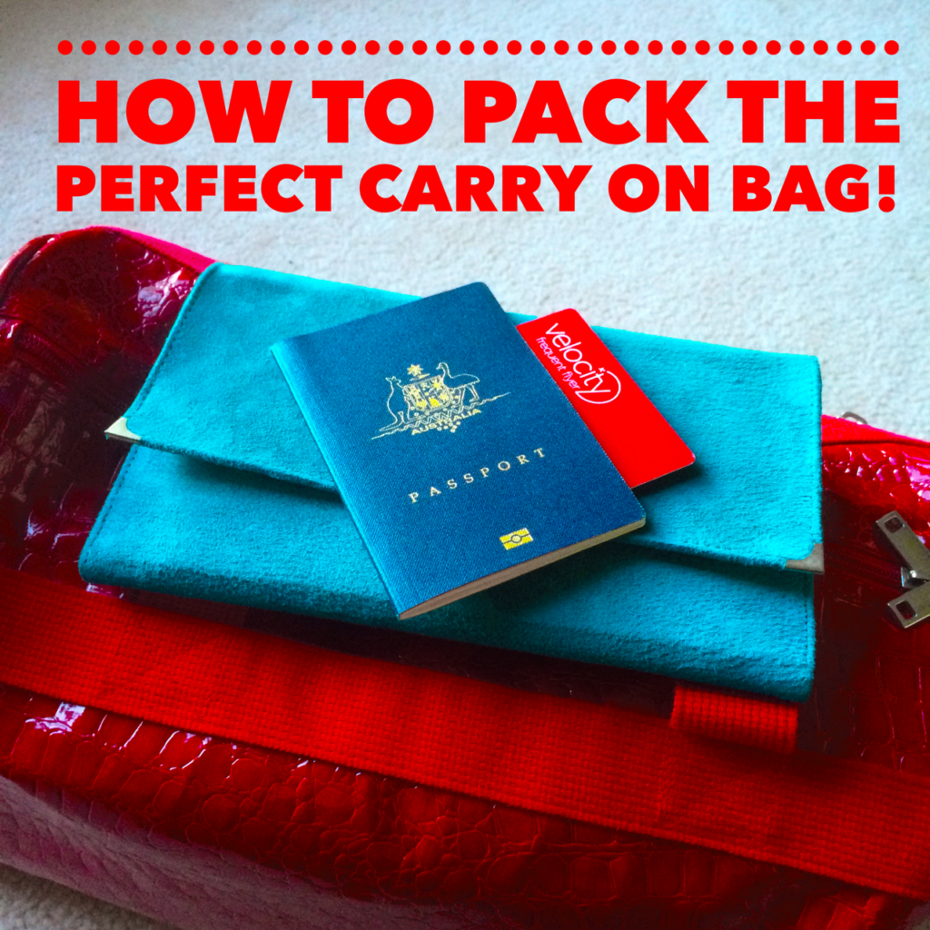 What to pack in a carry on bag