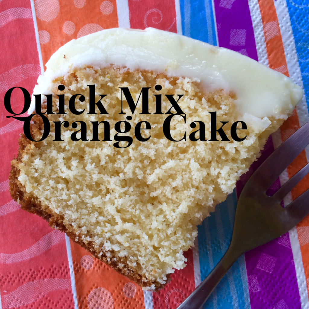Quick and easy orange cake recipe