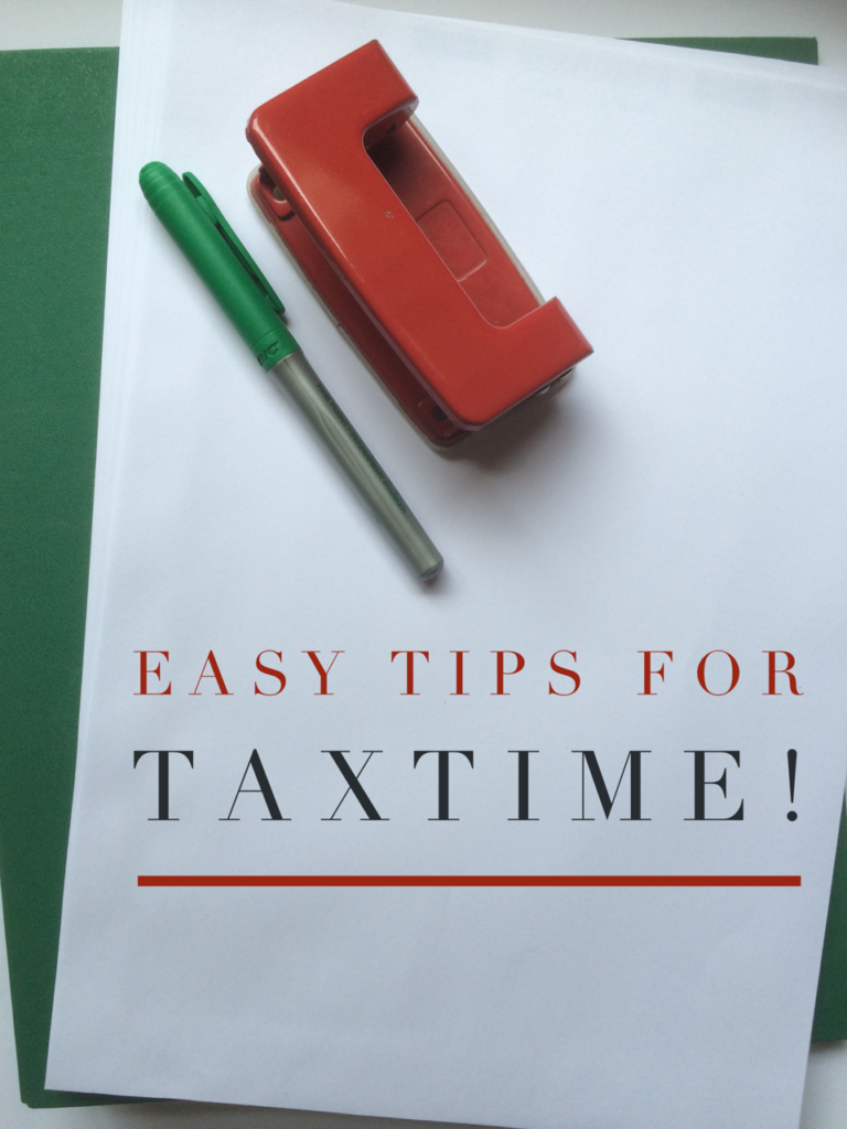 how to make tax time less stressful