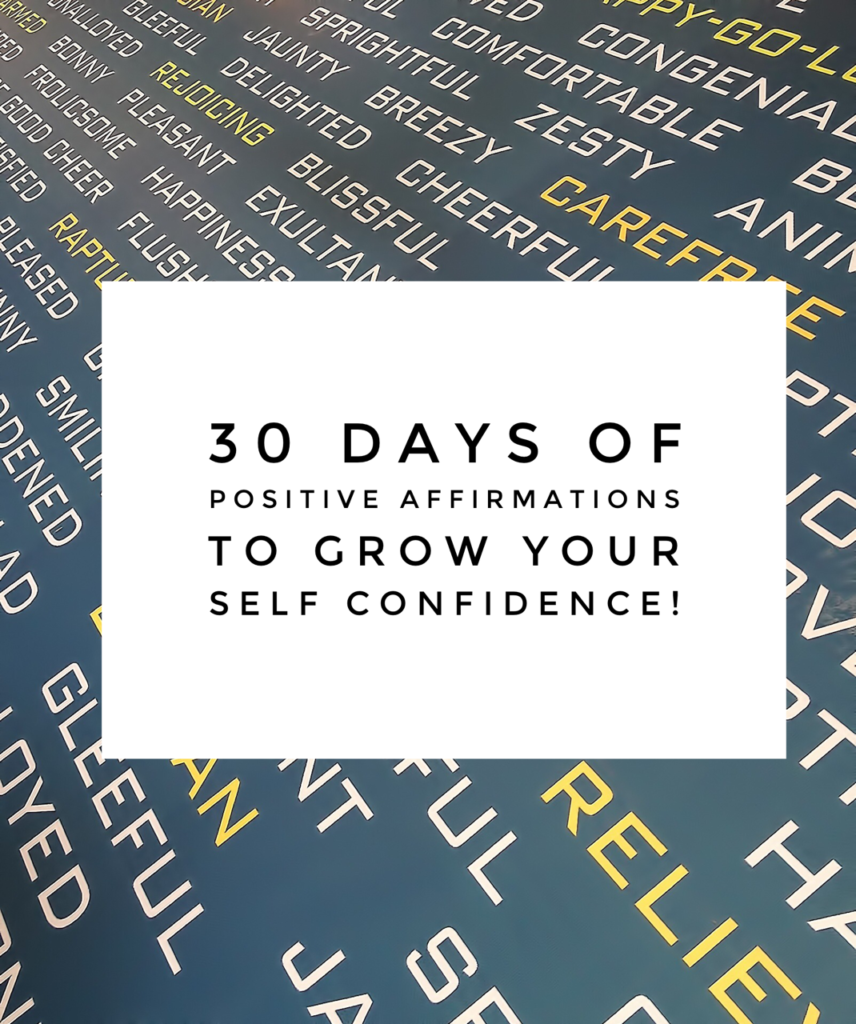 30 days of positive affirmations