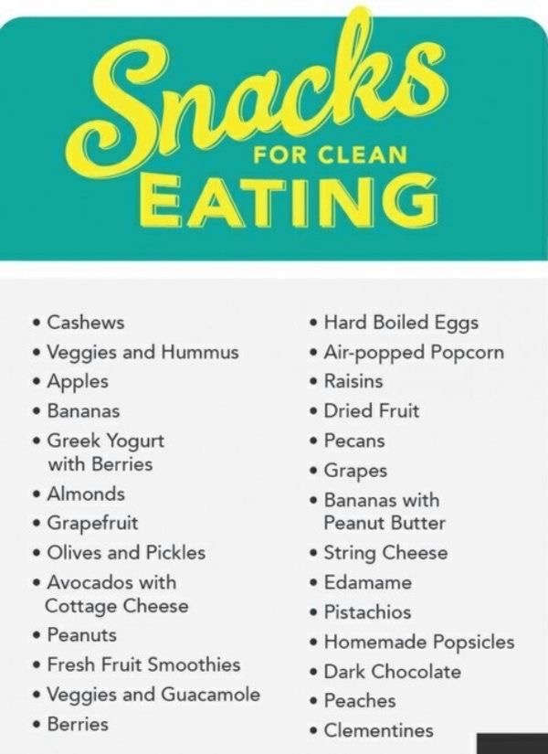snacks for clean eating