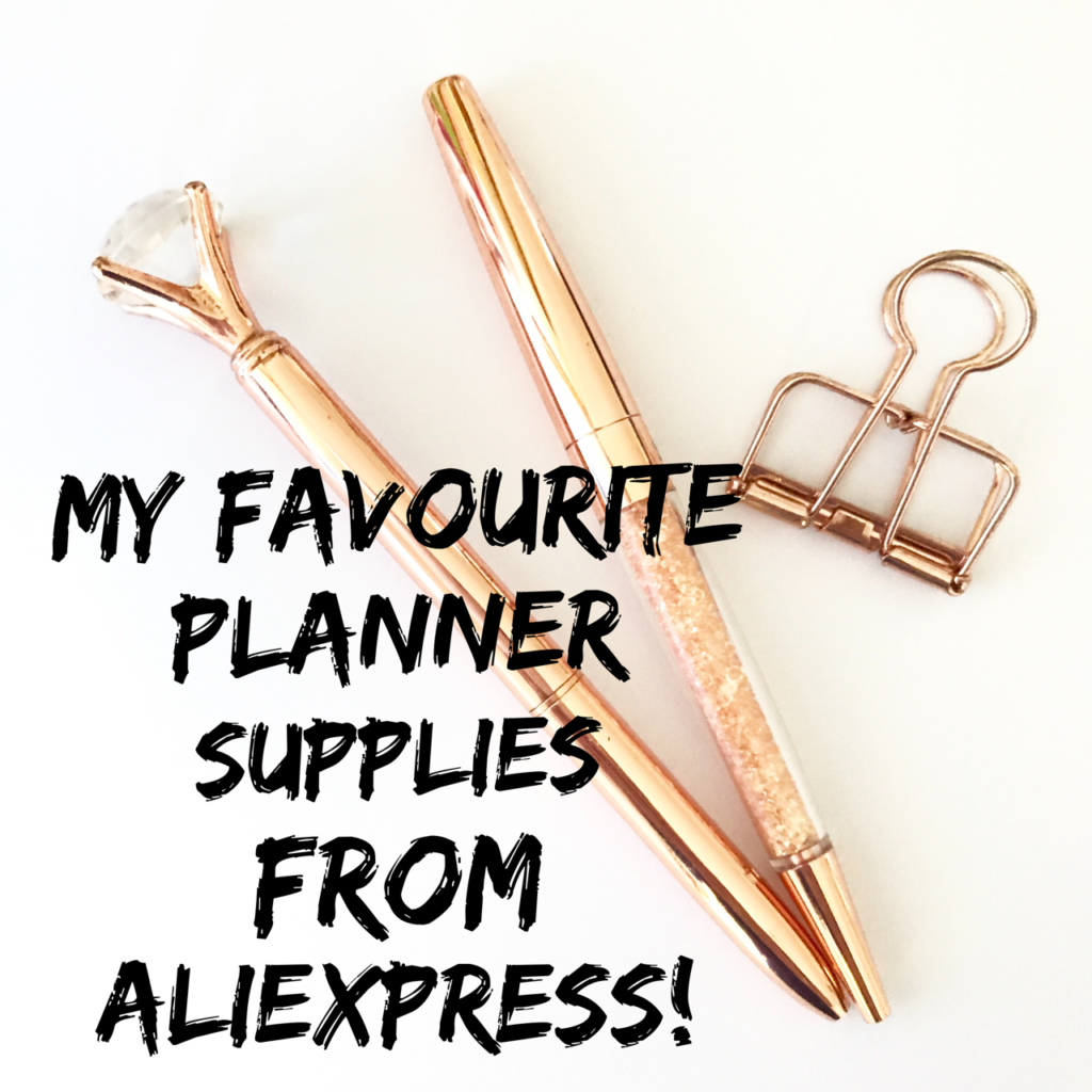 Bargain planner supplies from Aliexpress