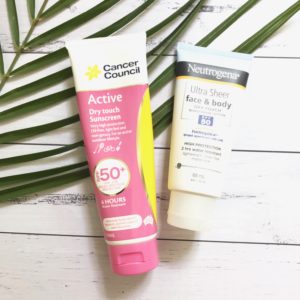 dry finish sunscreen helps avoid breakout