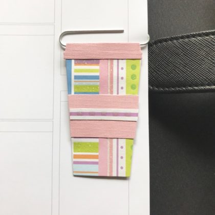 pastel coffee planner clip