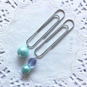 Mint pearl planner clip