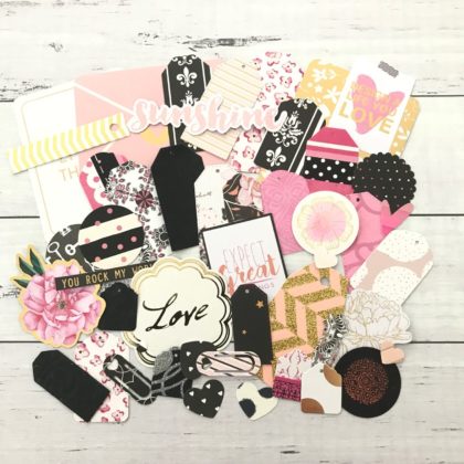 chic diecut paper journaling pack